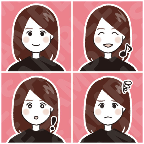 当選者Yさまの似顔絵アイコン
