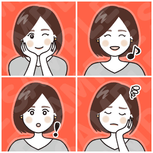 ポジそらさまの似顔絵アイコン