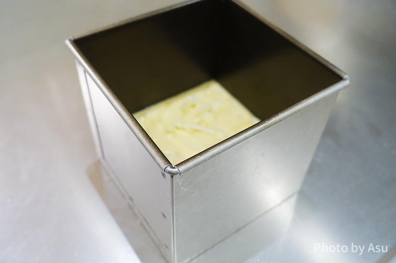 惣菜ケーキケークサレの生地の写真